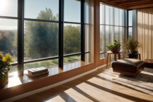 Denver home interior with sunlight filtering through fade prevention window film