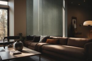 Denver home interior with opaque privacy window film installed